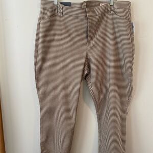 Gap Signature Black/Tan/Cream Skinny Ankle, size 20